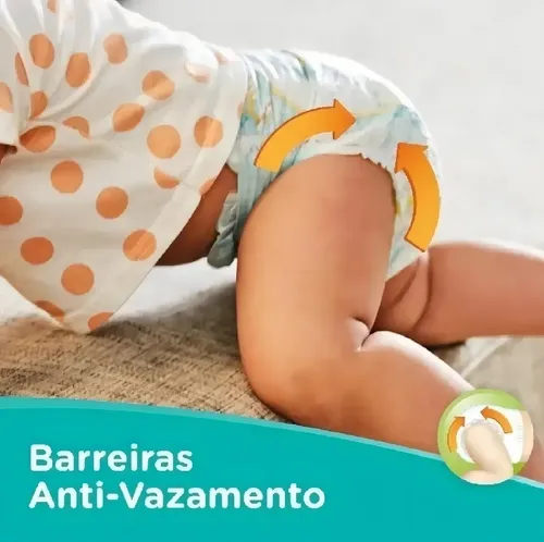 Fraldas Pampers Confort Sec - Sem Gênero (128 uni) - 4