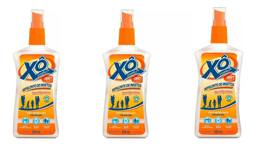 Kit 3un Repelente Xô Inseto 200ml - Cimed