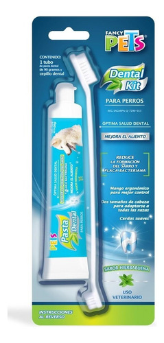 Kit Dental Pasta Y Cepillo Para Perros De Todas Las Edades
