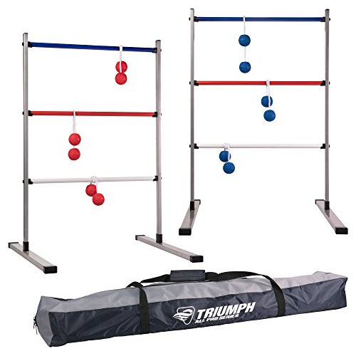 Triumph Premium Ladder Toss Outdoor Game Set 6 Soft Bol...