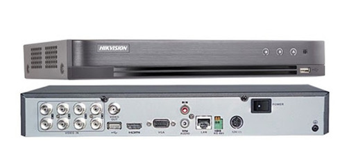 New Dvr 08ch Hikvision Full Hd 8 Audios Coax Ds7208hqhi-m1/s