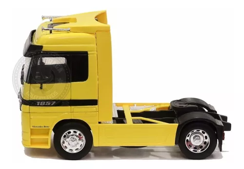 Miniatura Caminhão Carreta Mercedes Actros 4x2 1:32 Welly