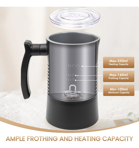 Espumadore De Leche Automática 4 En 1 Espuma Fría Y Caliente