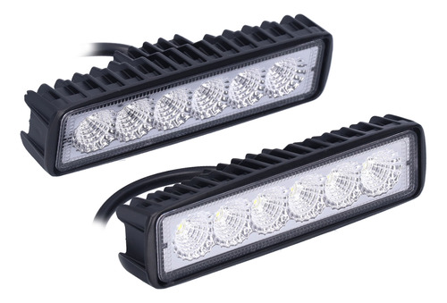 2 Luces De Trabajo Led De 18 W, Ip67, Impermeables, De Aleac