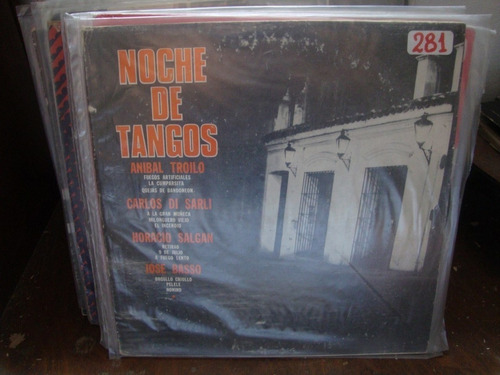 Vinilo Noche De Tangos Troilo Di Sarli Salgan Basso T2