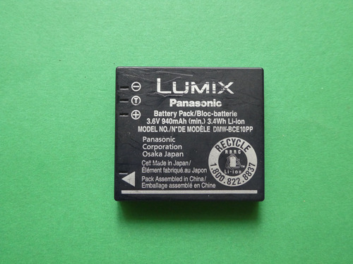 Bateria Original Panasonic Lumix Dmw-bce10pp