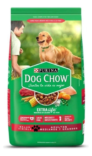 Bulto Croquetas Perro Dog Chow Adulto De 25 Kilos
