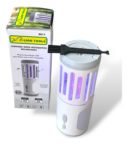 Lámpara Uv Mata Mosquitos Recargable Con Luz Ultra Violeta