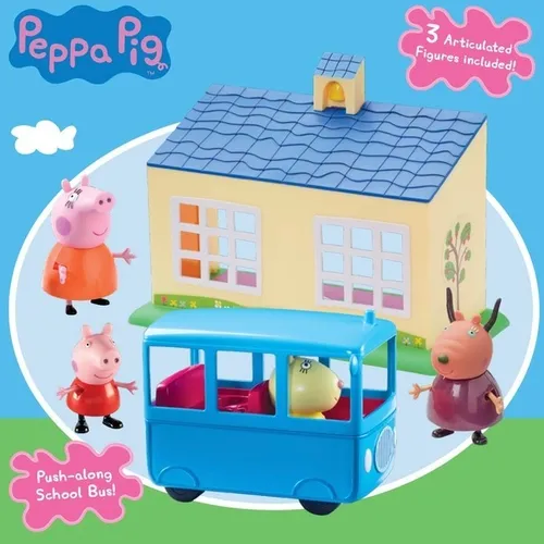 Peppa pig set escuela clearance