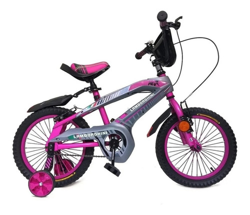 Bicicleta Infantil Niños Moto Cross Rodado 12 + Rueditas Mca