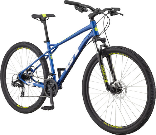 Bicicleta Gt Mtb Aggressor Sport Rodado 29 Montaña Disco 21v Color Azul Tamaño del cuadro Mediana