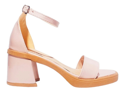 Imagen 2 de 3 de Sandalias Urban Charol Nude