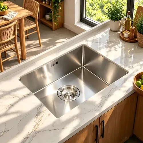 Sail Up Cuba Pia Cozinha Gourmet Inox304 Com Acessórios 50x40cm Prateado