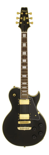 Guitarra Eletrica Les Paul Aria Classic Agbk Pe-350cst +capa