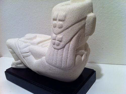 Escultura Chac Mool Tolteca Mármol Faardym
