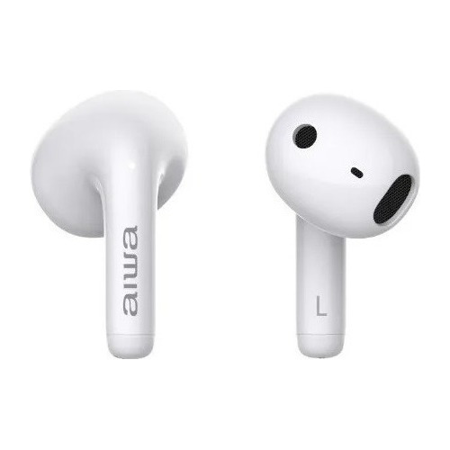 Imagen 3 de 6 de Audífonos Aiwa Inalambrico Tactil In-ear Bluetooth 5.3 Twsd8 Color Blanco Color de la luz Blanco