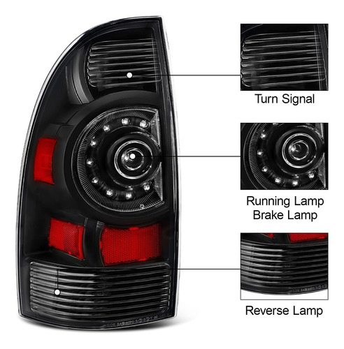 Luz Trasera Led De Freno Trasera Compatible Con Tacoma 05-15