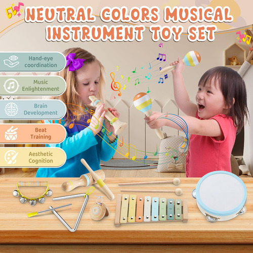 Instrumentos Musicales Para Bebés Juguetes Musicales Montess