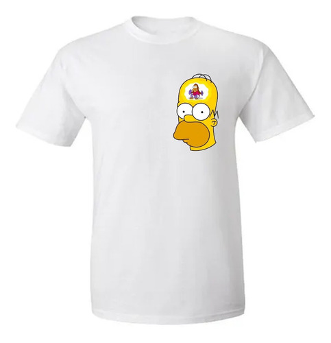 Remera Los Simpsons Homero Loco 1 Adultos Y Niños 