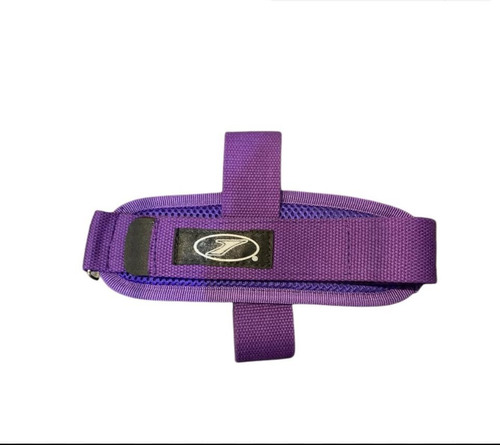 Straps Con Muñequera Para Pesas, Algodón, Gym, Crossfit, Color Violeta