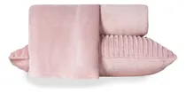 Comprar Jogo De Cama Solteiro Plush 3 Peças Bbc Têxtil Rosa