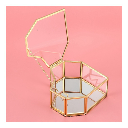 Asd Flip Love Joyero De Cristal Geométrico En Forma De