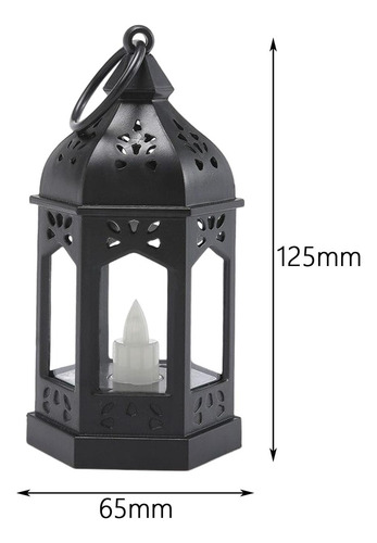 * 5 X 6x Farol Electrónico Con Forma De Vela, 5 Piezas