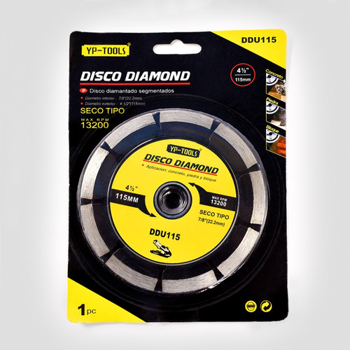 Disco Diamanta.segmentado Corte Concreto 4 1/2  115mm Ddu115