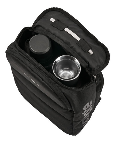 Imagen 8 de 10 de Set Matero Mochilero Black - Termo Coleman 1.2l