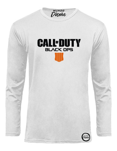 Poleras Manga Larga Para Hombre Call Of Duty Black Ops