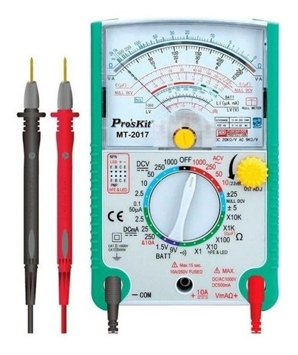 Tester Multimetro Analogico Proskit Mt-2017 Electronica Ctos