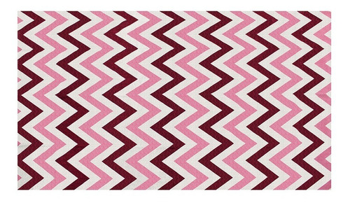 Tapete Quarto Infantil Zig Zag 1,32m X 1,50m Antiderrapante