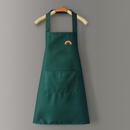 Delantal De Cocina Con Bolsillos Ajustables Para Barbacoa De
