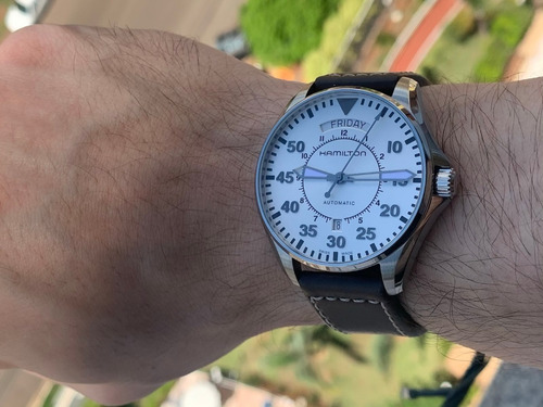 Relógio Hamilton Khaki Aviation Pilot Automatic H64615555