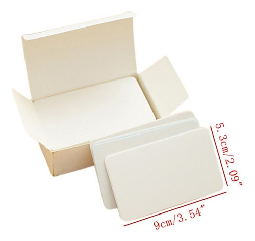 Cartas De Juego En Blanco 180 Piezas Tarjeta Flash En Blanco