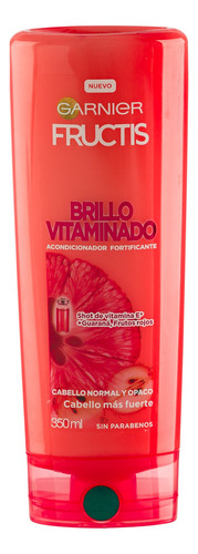 Acondicionador Garnier Fructis Brillo Vitaminado en botella de 350mL por 1 unidad