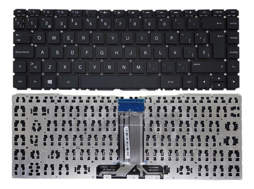 Teclado Negro Para Hp 14-ab 14-ab007la 14-ab019la 14-ab021la