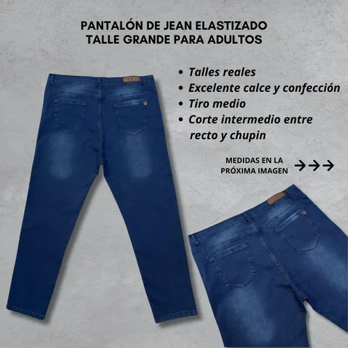Pantalon De Jean Talle Grande T. 54 Al 70