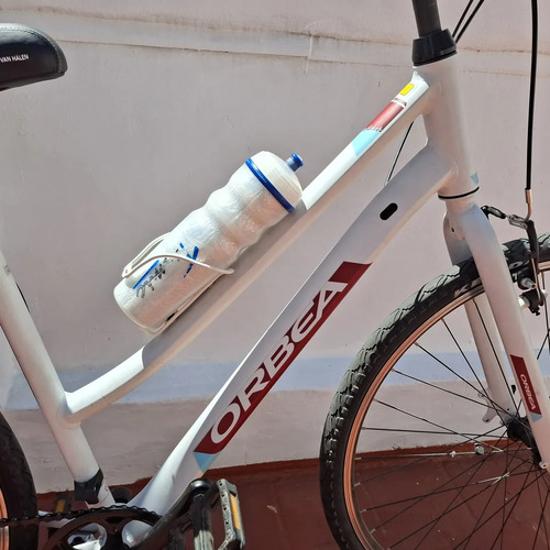 Bicicleta Orbea Comfort 32 Hibrida Con Accesorios Gris/granate 28 " (Usado)
