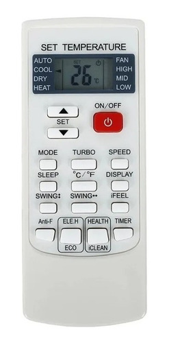 Control Remoto Compatible Minisplit Benelux Modelo Ev1426r