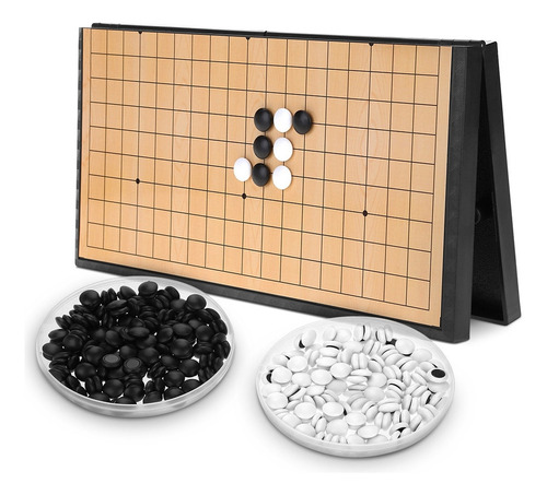 Go Game Set Magnetic Plegable Tabla Weiqi Juegos Educa [u]