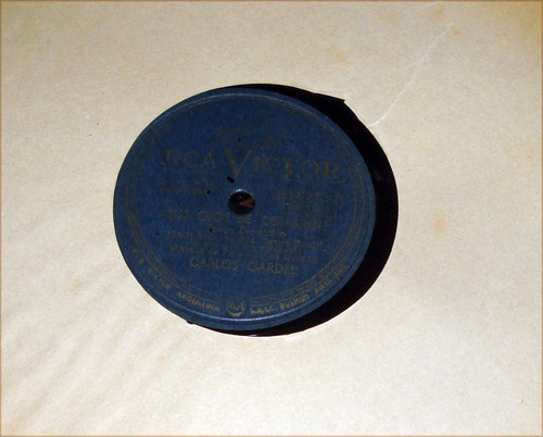 Carlos Gardel Sus Ojos Se Cerraron 78 Rpm 10'' Kktus