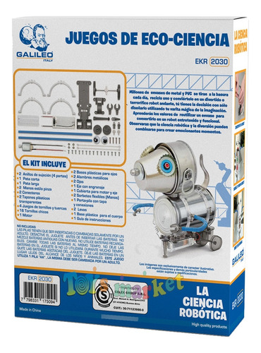 Juego De Ciencia Robótica Laboratorio Armar Robots Galileo