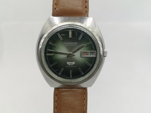 Reloj Commando Automático By Citizen  Vintage  Raro 70's