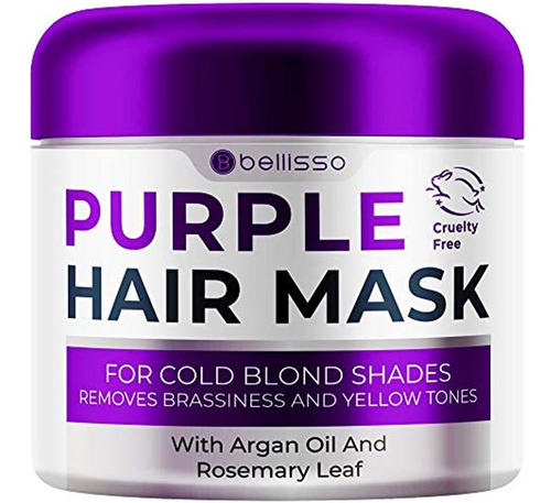 Mascarilla Morada Para Cabello Rubio - No ?más? Amarillo ?o 