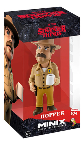 Figura Coleccionable Hopper Stranger Things Minix Original