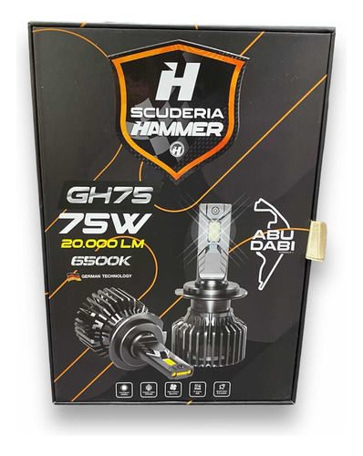 Bombillos Led Scuderia Hammer 20.000 Lumenes Gh75