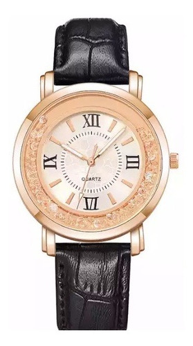 Reloj Elegante Mujer Diseño Cristal