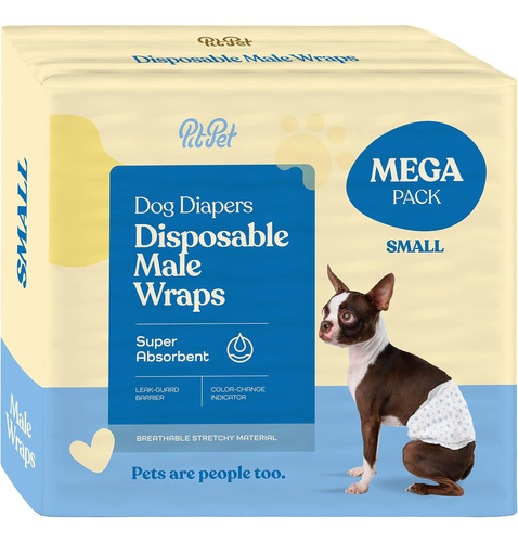 Cómodos Pañales Para Perros Masculinos - Paquete De 30 Envol