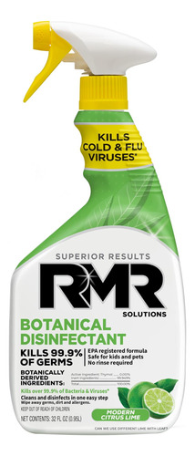 Rmr Brands Desinfectante Botanico Y Limpiador, Mata El 99% D